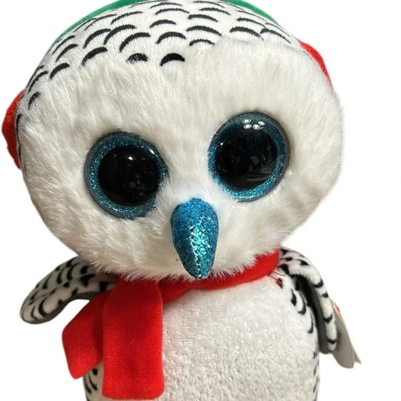 NWT Nester, TY, Beanie Boos  ,Christmas 2018., height 10” , width 5”, shimmer.EC - Picture 6 of 14
